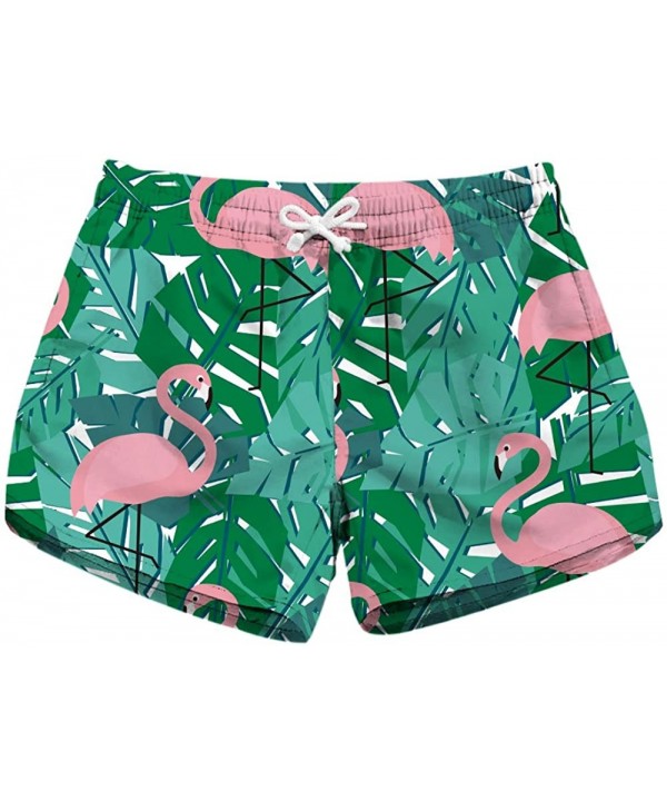 Women's Casual Swim Trunks Quick Dry Print Boardshort Beach Shorts - Green 6015 - C018D89407D $22.89-Board Shorts