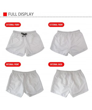 Women Shorts Quick Dry Swim Trunks Bathing Suit Beach Shorts Drawstring Comfy Stretch Fitted Walk Short 1 custom Short - CZ18...