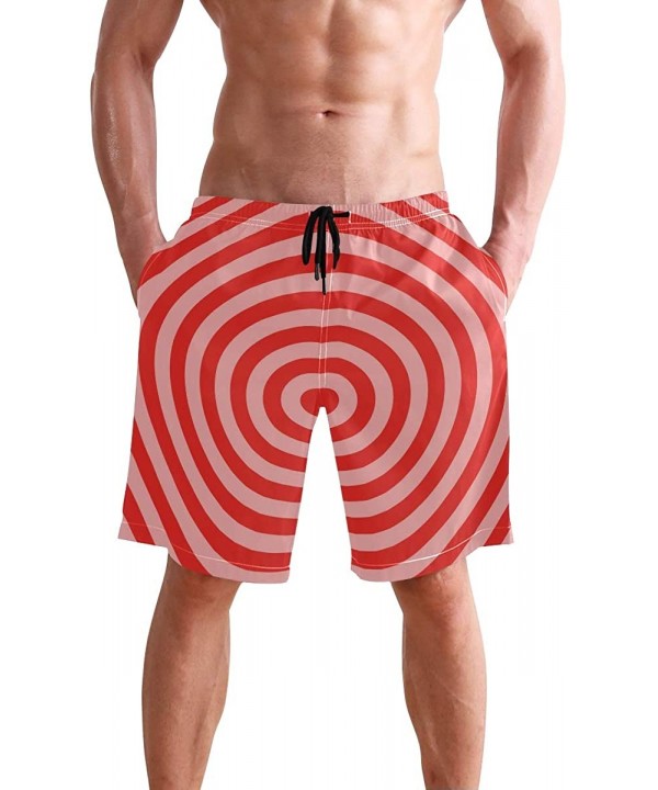 Mens Swim Trunks Tropical Fruit Pineapple Beach Board Shorts - Red Target - C818NX8W3Q8 $20.45-Board Shorts