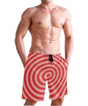 Mens Swim Trunks Tropical Fruit Pineapple Beach Board Shorts - Red Target - C818NX8W3Q8 $20.45-Board Shorts