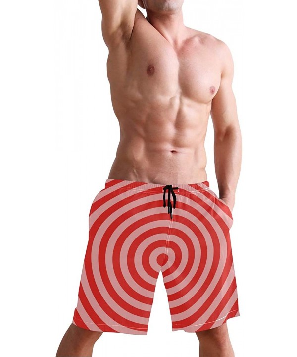 Mens Swim Trunks Tropical Fruit Pineapple Beach Board Shorts - Red Target - C818NX8W3Q8 $20.45-Board Shorts