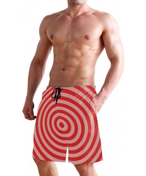 Mens Swim Trunks Tropical Fruit Pineapple Beach Board Shorts - Red Target - C818NX8W3Q8 $20.45-Board Shorts