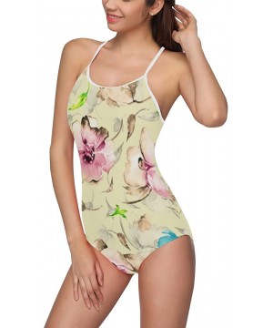 Unique Fashion Custom One Piece Swimsuit Swimwear Bathing Suit for Women Juniors (XS-3XL) - Multi 14 - CA18G23WDZR $22.41-One...