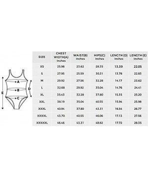 Unique Fashion Custom One Piece Swimsuit Swimwear Bathing Suit for Women Juniors (XS-3XL) - Multi 14 - CA18G23WDZR $22.41-One...