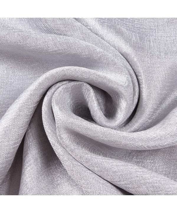 Womens Scarf Shawl Fashion Lightweight Soft Large Swim Cover up Thin Scarf Head Wrap - 00 Silver - CF18I8DZDL7 $12.22-Cover-Ups