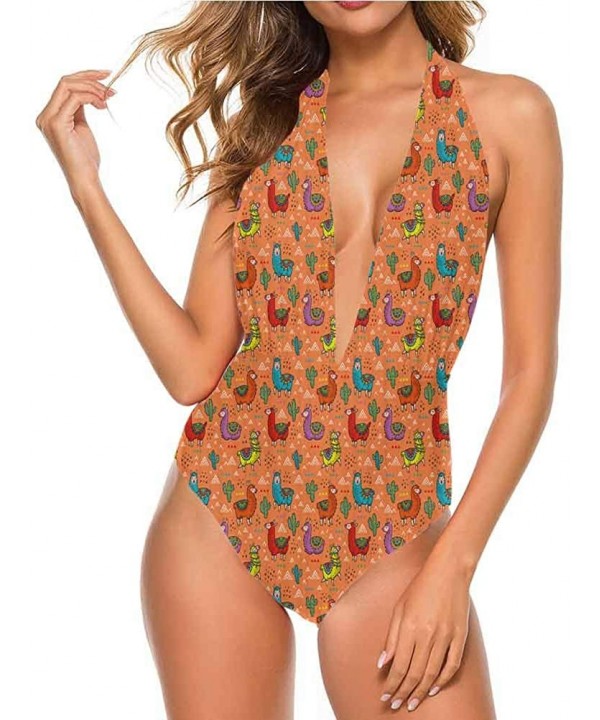 Backless Thong Bikini Colored Travel Suitcase Fits All Different Body Types - Multi 23 - C919CA408E2 $45.51-Cover-Ups