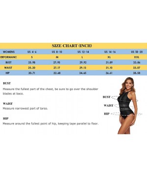 Womens One Piece Monokini High Neck Mesh Plunge Swimsuit Swimwear - Green Colorblock - CM193Q2S8IO $28.79-One-Pieces