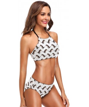 It is Okay to Be Narwhal Women's Sexy Bikini Bathing Suits Set Swimwear Beachwear - Little Cute Otter - CB18M4U6G3M $29.22-Sets