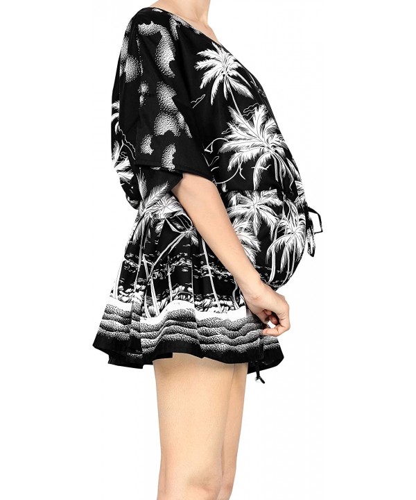 Bikini wear Swimsuit Beach Cardigan Coverup Women Dress Embroidery - Halloween Black_r618 - C412NUHBXNC $21.60-Cover-Ups