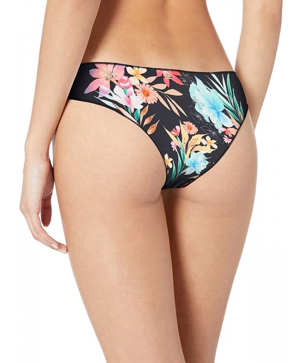 Women's Sundrenched Cheeky Pant - Black - CM18COYYKR9 $16.49-Bottoms