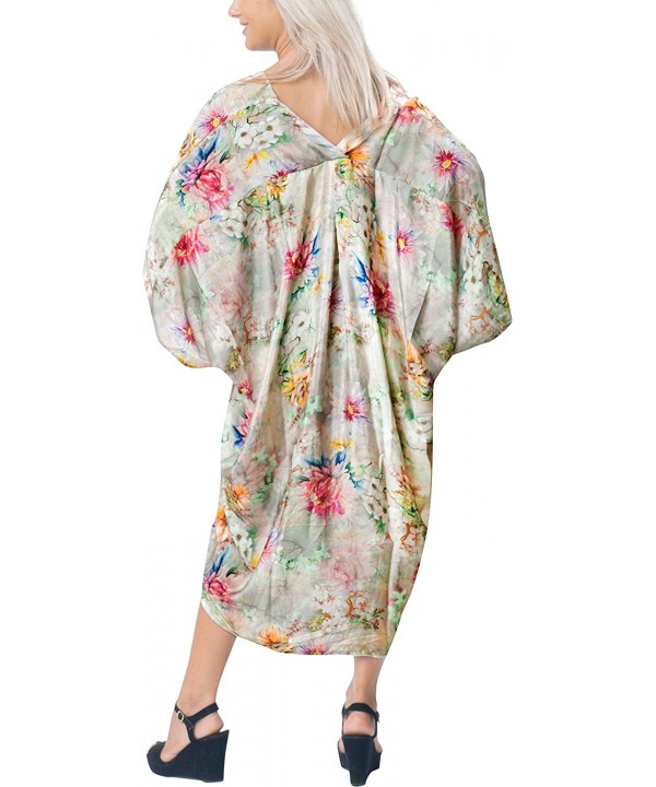 Women's Open Front Kimono Cardigan Swim Beach Cover Ups Solid Plain - Multi_x710 - CY18I00NURQ $28.06-Cover-Ups