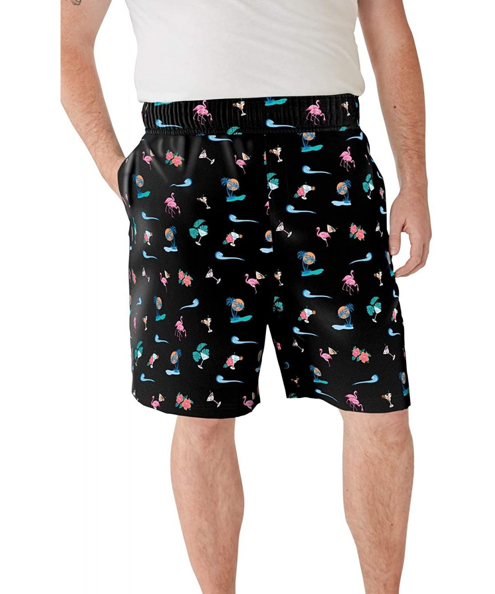 Men's Big & Tall Printed Swim Trunks - Tropical Vacation (5062) - CL1973ETYO6 $22.66-Trunks