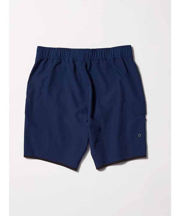 Men's 9" Cargo Hybrid Board Short - Navy - CR193O5QS2R $15.17-Board Shorts