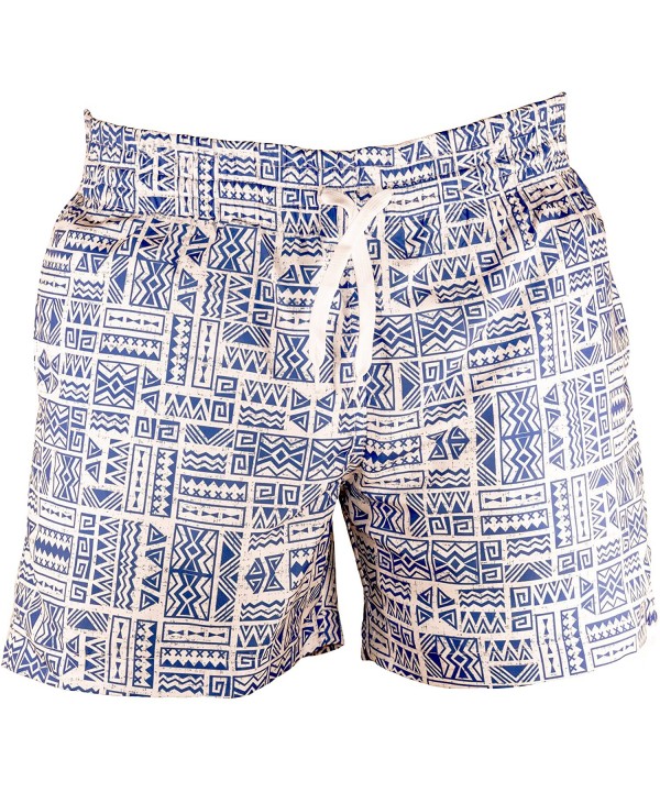 Men's 5.5" Inseam Retro Swim Trunks - The Alohas - CA18ELXSQKW $26.28-Trunks