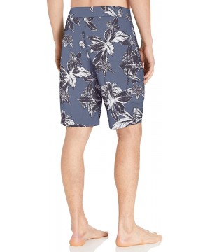 Men's 11" Inseam Swim Boardshort - Navy Large Floral - CN18KOG5AER $12.06-Board Shorts