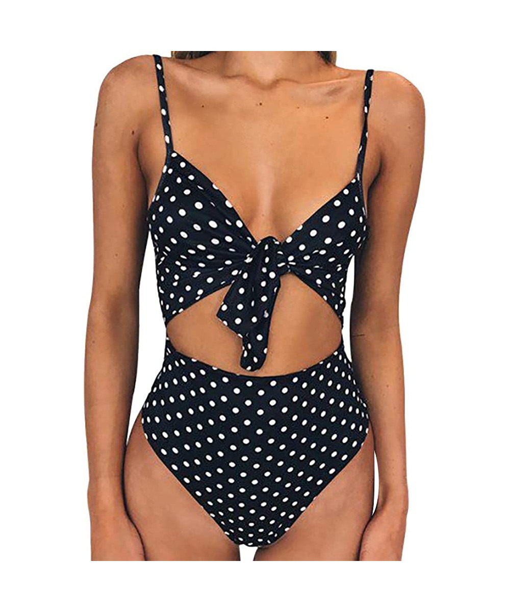 Swimwear for Womens- Summer Beach Summer Set Ladies One PC Holiday Pool Beachwear Tankini Bikini - Black - CP18O2HKIZ0 $11.49...