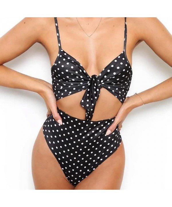 Swimwear for Womens- Summer Beach Summer Set Ladies One PC Holiday Pool Beachwear Tankini Bikini - Black - CP18O2HKIZ0 $11.49...