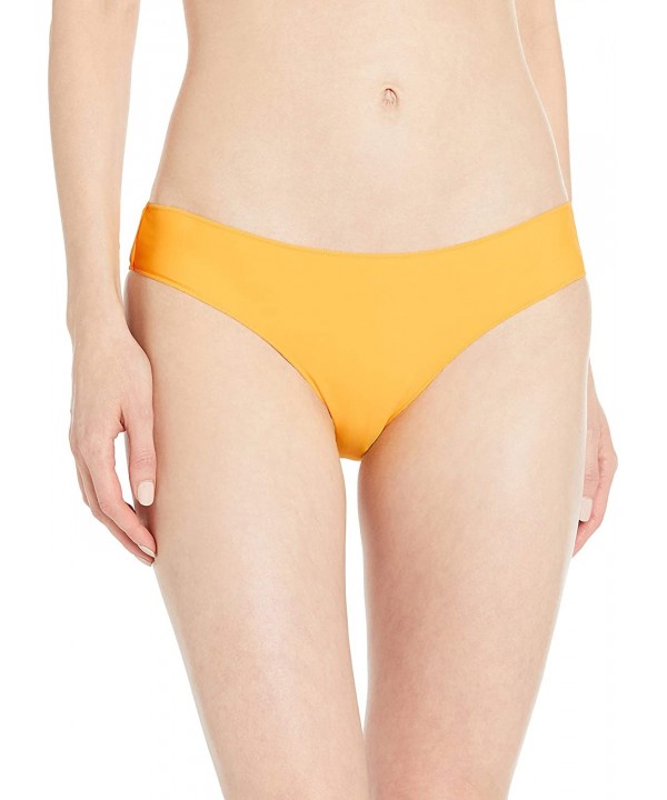 Women's Classic Surf Hipster Cheeky Coverage Bikini Bottom - Mango 4k - CI11IXOTU17 $30.86-Tankinis