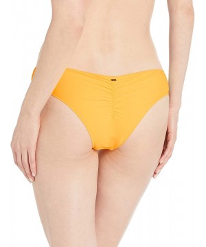 Women's Classic Surf Hipster Cheeky Coverage Bikini Bottom - Mango 4k - CI11IXOTU17 $30.86-Tankinis