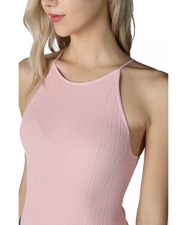 Women Seamless High Neck Bodysuit- One Size - Pale Blush - CC18OK4ZRMR $25.20-One-Pieces