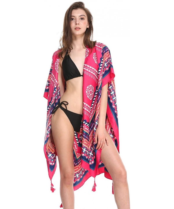 Women's Stylish Kimono Cardigan or Beach Coverup - Lspj-33 - CD192QUD8OW $13.10-Cover-Ups