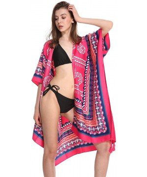 Women's Stylish Kimono Cardigan or Beach Coverup - Lspj-33 - CD192QUD8OW $13.10-Cover-Ups