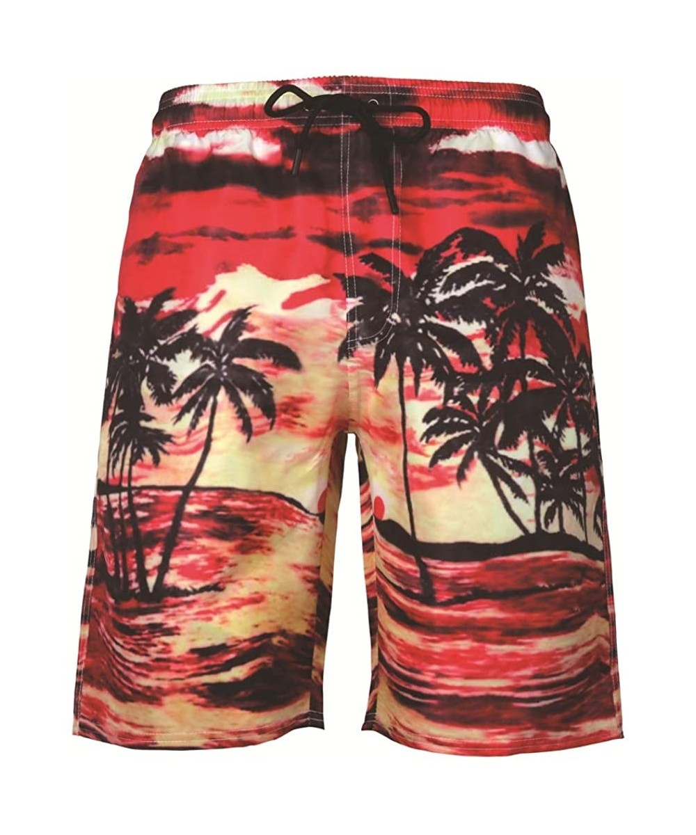 Men Swim Trunks Shorts Drawstring Surfing Beach Board with Mesh Lining - Colorj - C118SSZIDMD $22.94-Board Shorts