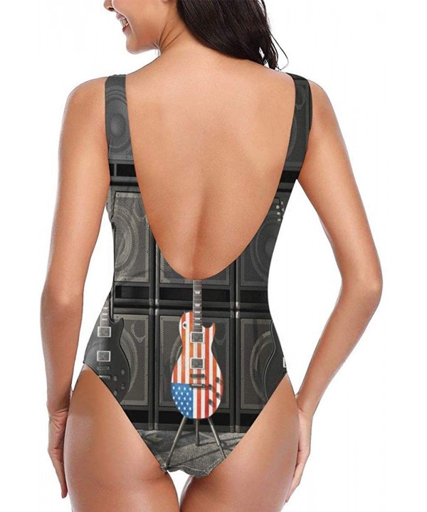 Womens Swimwear One Piece Swimsuit Sexy Biniki Backless Bath Suit Monokini - Color10 - C6199ROWYDQ $27.18-One-Pieces