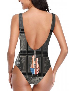 Womens Swimwear One Piece Swimsuit Sexy Biniki Backless Bath Suit Monokini - Color10 - C6199ROWYDQ $27.18-One-Pieces