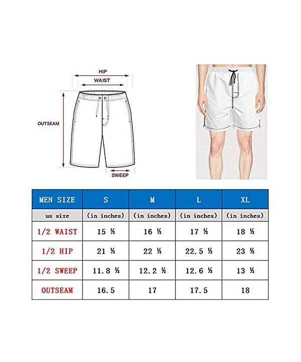 Mens Swim Trunks Summer Cool Quick Dry Board Shorts with Mesh Lining - Rock Hand - C418QA6UL9Y $29.90-Board Shorts