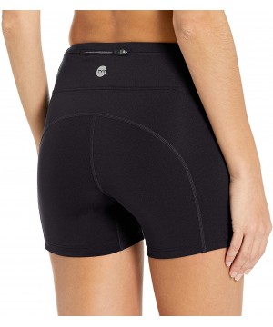 Women's Solid Kalani Shorts - 001 Black - CL12KVD2H67 $28.58-Racing