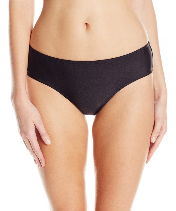 Women's Cosita Buena Luxe Full Coverage Bikini Bottom - Black - C7129SHQYZ7 $41.97-Bottoms