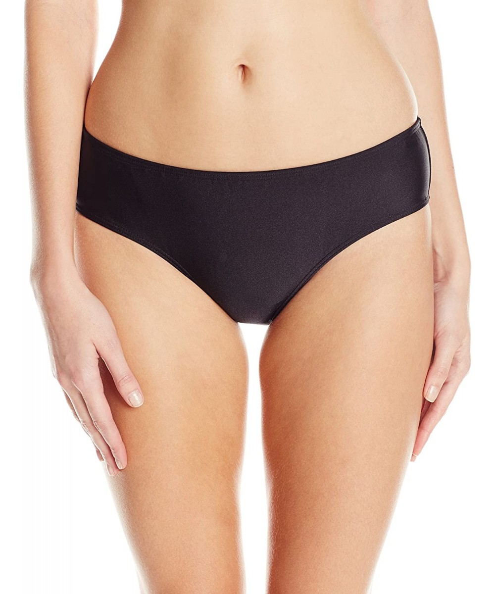 Women's Cosita Buena Luxe Full Coverage Bikini Bottom - Black - C7129SHQYZ7 $41.97-Bottoms