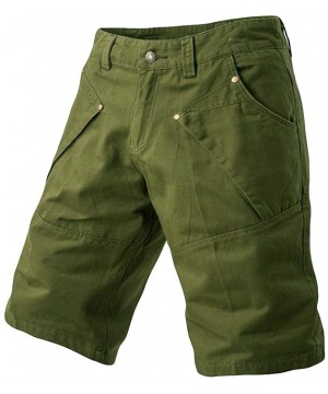 Solid Cargo Shorts Summer Fashion Casual Beach Workout Sports Pockets Loose Shorts - Army Green - CE18RT98ACL $19.62-Racing