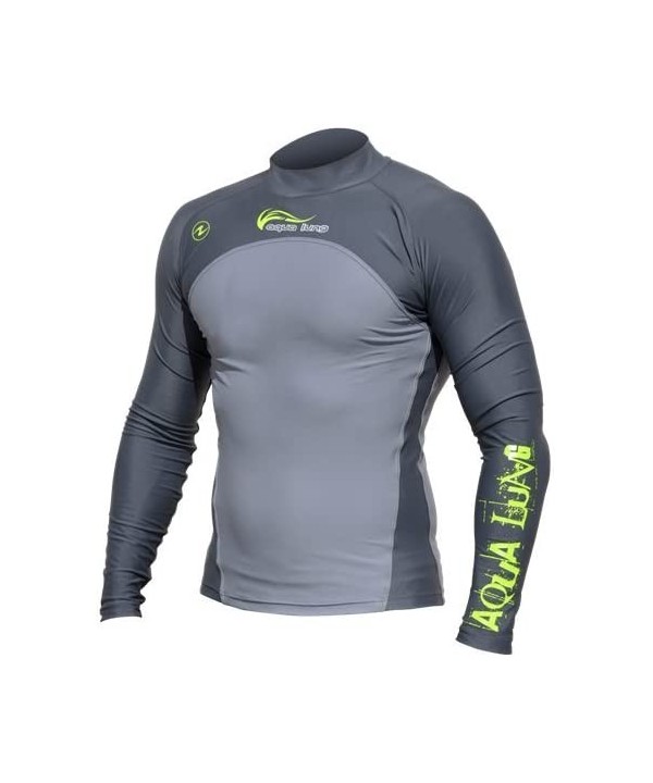 Men's Long Sleeve Rashguard - CU1199YJ4ZH $16.72-Rash Guards