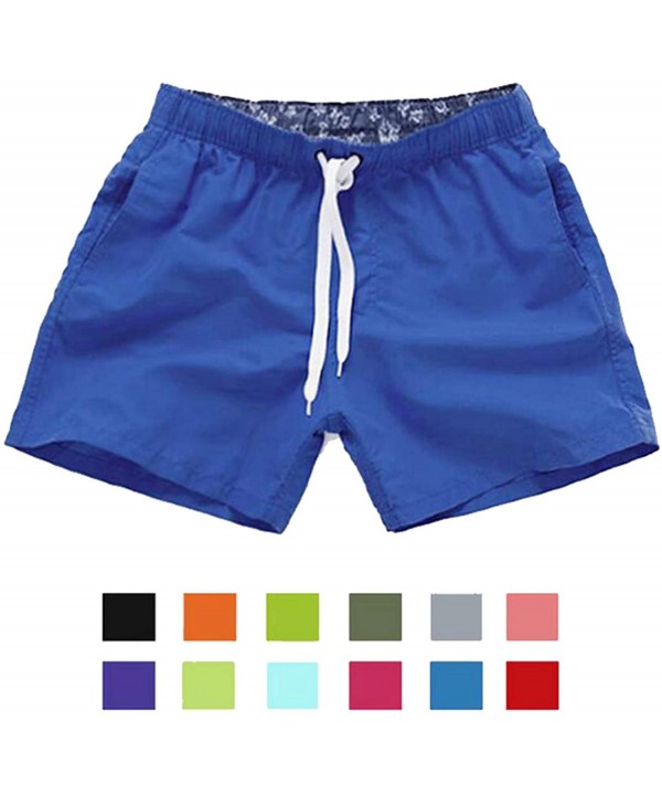 Pocket Quick Dry for Men Man Swimsuit Swim Trunks Summer Bathing Beach Wear Surf Boxer Brie - Green - C218S05IIGS $19.44-Briefs