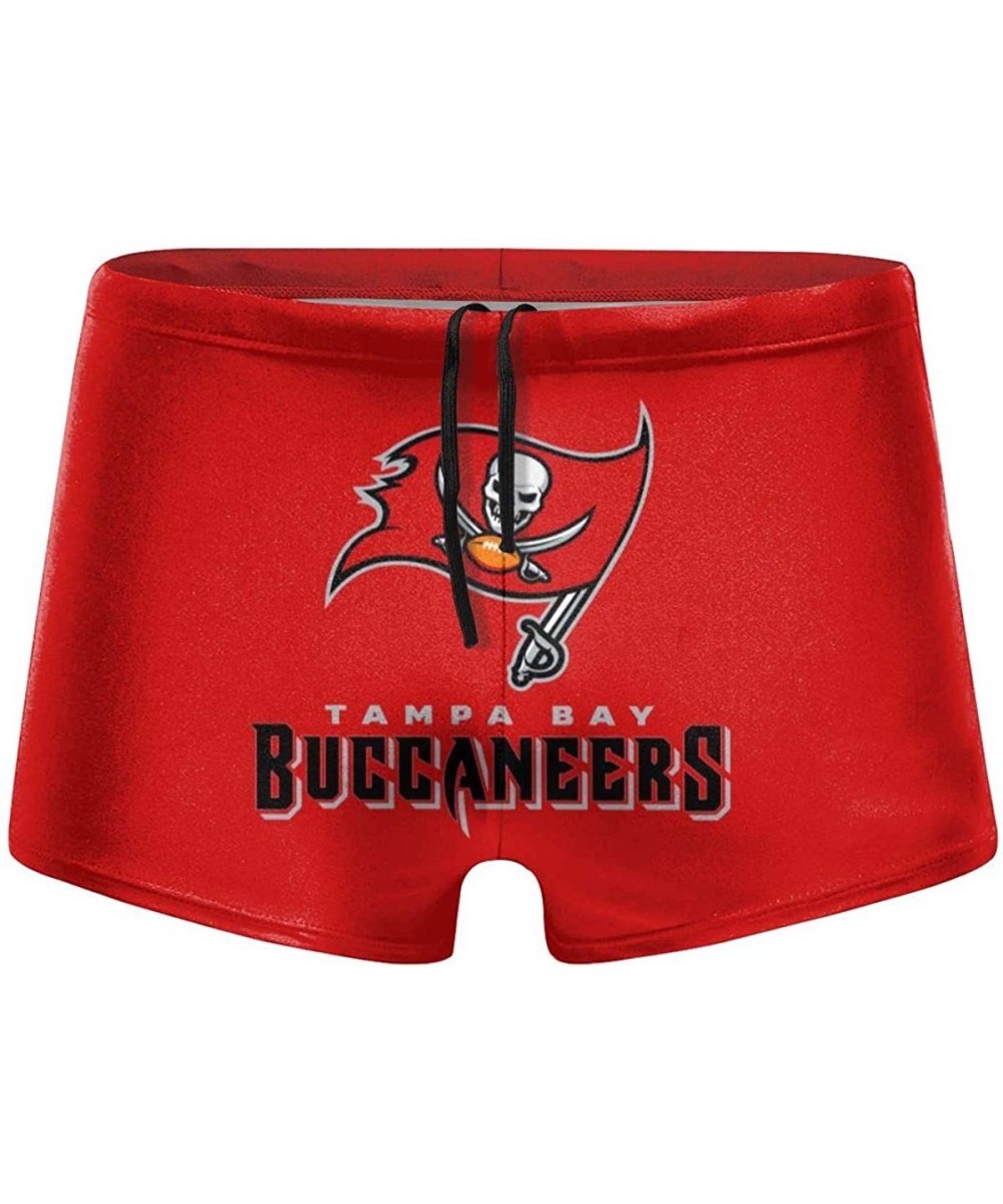 Men's New York Je-ts Swimwear Trunks Square Leg Boxer Brief Swimsuit Swim Underwear - Tampa Bay Buccaneers - CV194R82TKT $23....