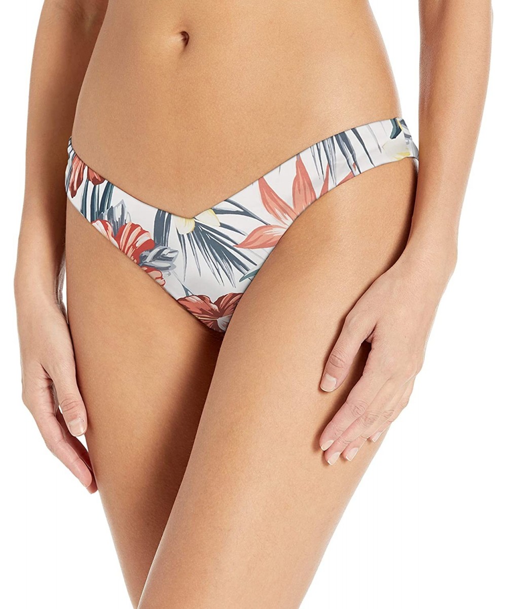 Women's Anini Beach Reversible Skimpy Bikini Bottom - White - CP18W7HRARA $38.15-Bottoms