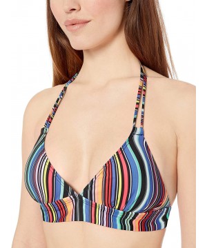 Women's Lovebirds Halter Bikini Top Swimsuit - Midsummer Stripe - CD18GWTI7AI $21.89-Tops