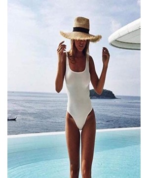 Women Two Piece Swimsuit High Waisted Off Shoulder Ruffled Bikini Set - A-white - CD194EAL6K6 $11.04-Board Shorts