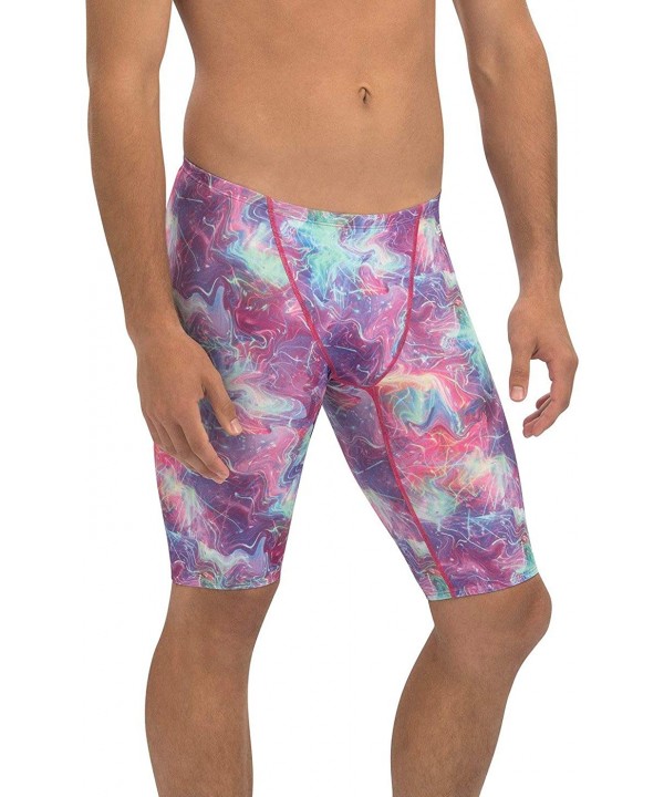 Men's Uglies Prints Jammer Swimsuit - Laser - CO18OG5TI7E $52.90-Racing