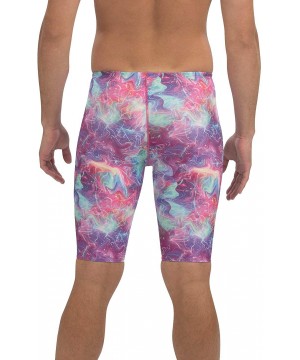 Men's Uglies Prints Jammer Swimsuit - Laser - CO18OG5TI7E $52.90-Racing