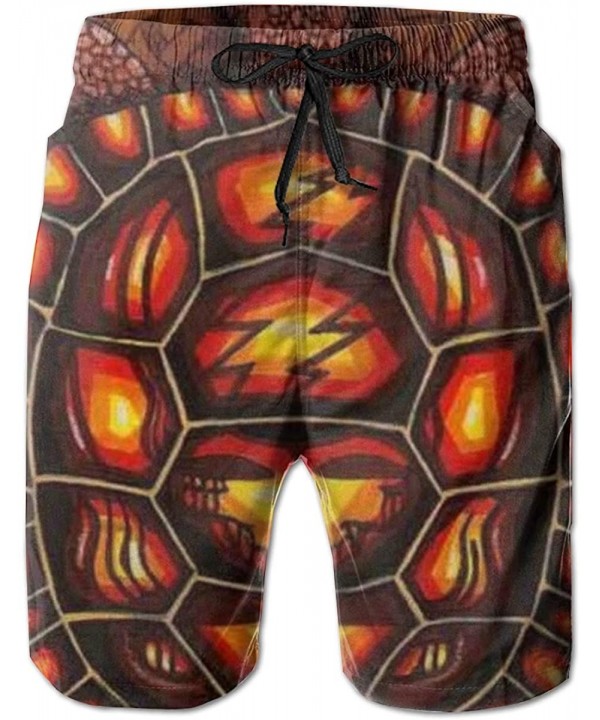 3D Printing Beach Shorts Keep On Truckin The Hippie Swim Trunks - Grateful Dead E - C1190SX7969 $26.03-Board Shorts