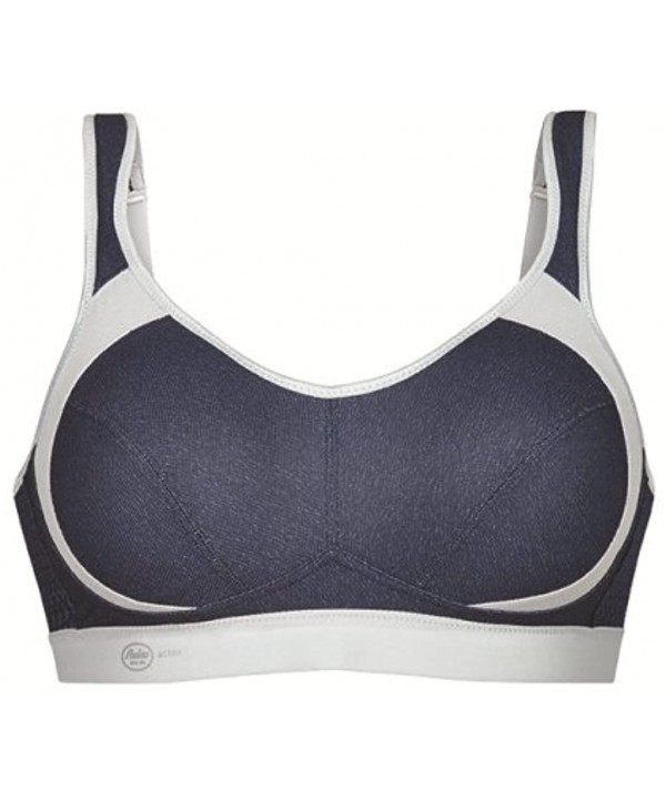 Women's Plus Size Extreme Control Sport Bra - Peacock/Anthracite - C4187RGYZSW $55.60-One-Pieces