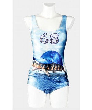 Women's Fashion One-Piece Swimsuit Bikini - Sea Turtle - C611ZCWU0MV $17.92-One-Pieces