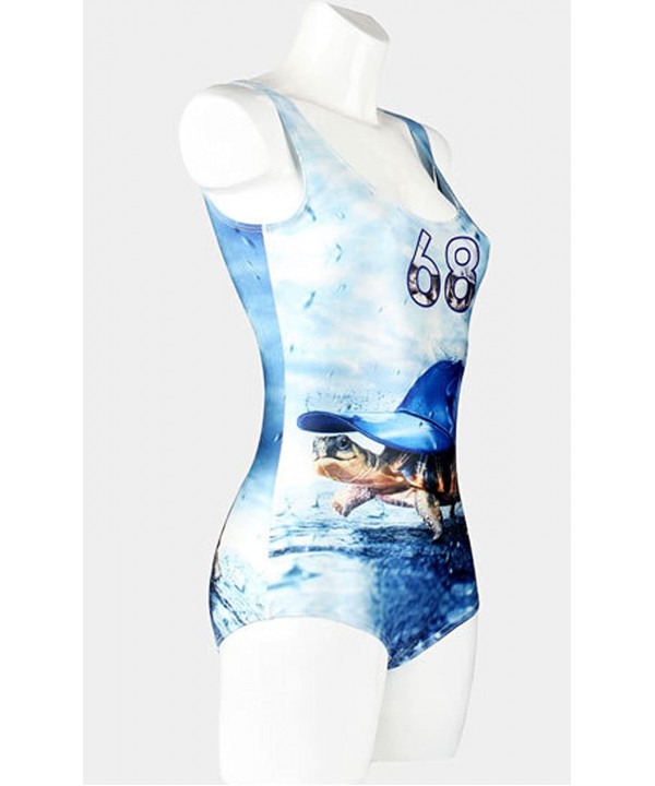 Women's Fashion One-Piece Swimsuit Bikini - Sea Turtle - C611ZCWU0MV $17.92-One-Pieces