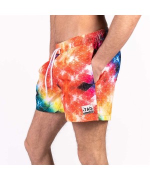 Swimwear Men Swim Boxer Trunks Beach Wear Board Shorts Bathing Suits - CC18RUREZOQ $48.76-Board Shorts