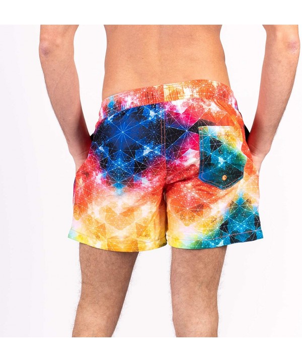 Swimwear Men Swim Boxer Trunks Beach Wear Board Shorts Bathing Suits - CC18RUREZOQ $48.76-Board Shorts