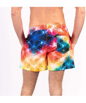 Swimwear Men Swim Boxer Trunks Beach Wear Board Shorts Bathing Suits - CC18RUREZOQ $48.76-Board Shorts