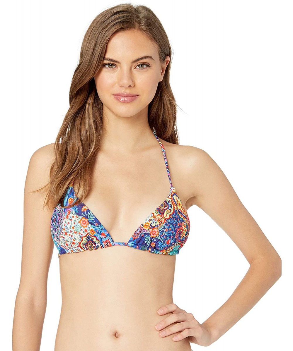 Women's Wapisima Reversible Seamless Triangle Top - Multi - CT18HUG5W52 $45.47-Tops